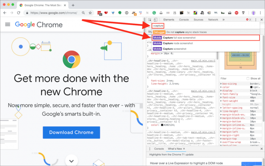 how to take full page screenshot in chrome using selenium