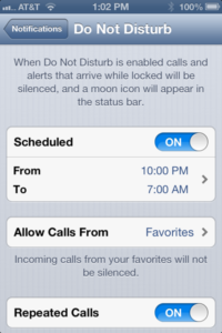 Do Not Disturb is Awesome New iOS Feature
