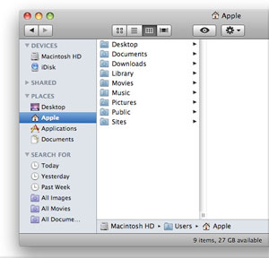 Learn More About Using the Mac's Home Folder