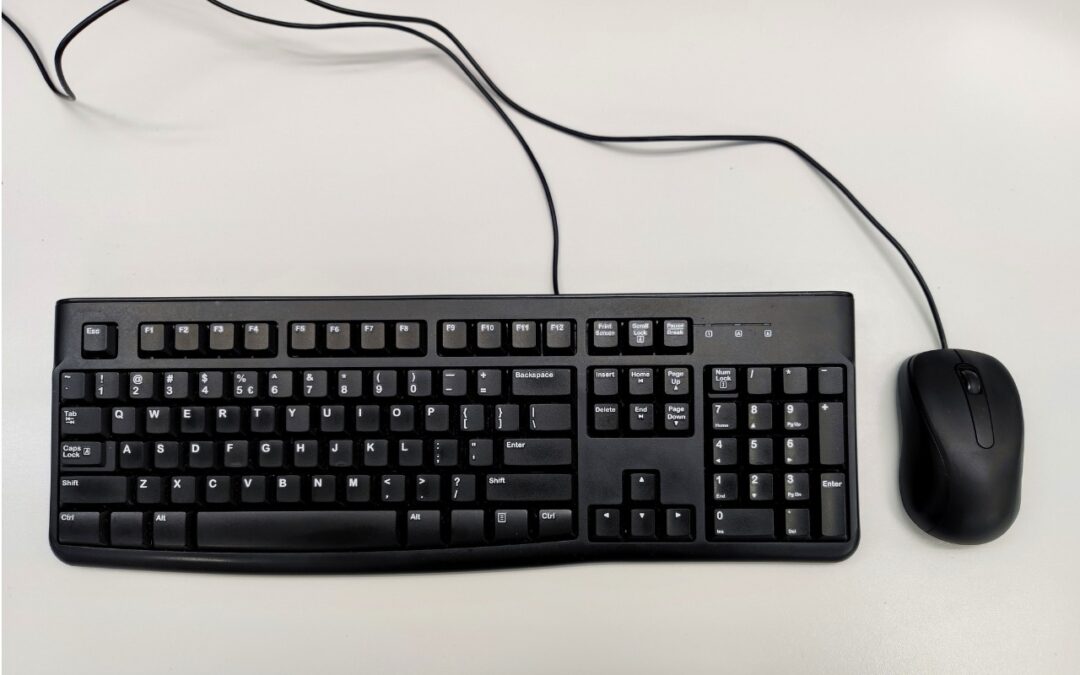 It can be handy to have a wired USB keyboard and mouse available for troubleshooting. | AustinMacWorks.com