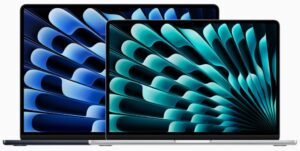 Apple has announced 13-inch and 15-inch MacBook Air models based on the M3 chip. Along with faster performance, they can drive two external displays when the MacBook Air’s lid is closed. | AustinMacWorks.com