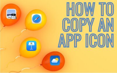 How to Copy an App Icon on the Mac