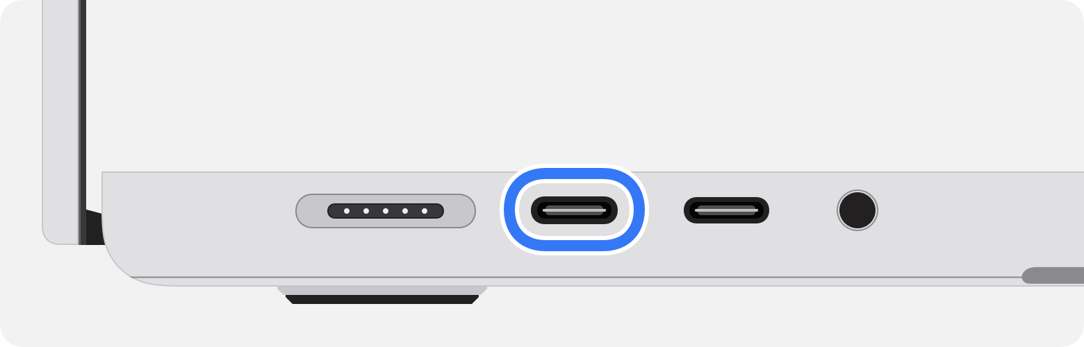 Your Mac’s USB-C ports look identical, but one is special—and using it can cause macOS installations or updates on external drives to fail. | AustinMacWorks.com