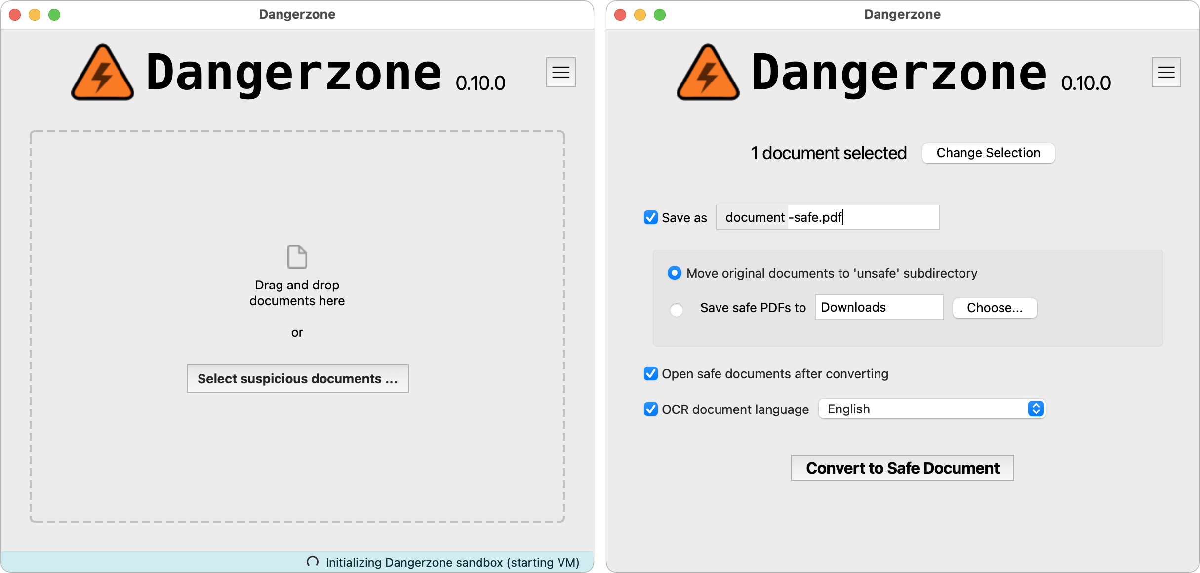 View Suspicious Documents Safely with Dangerzone | go2g2.com