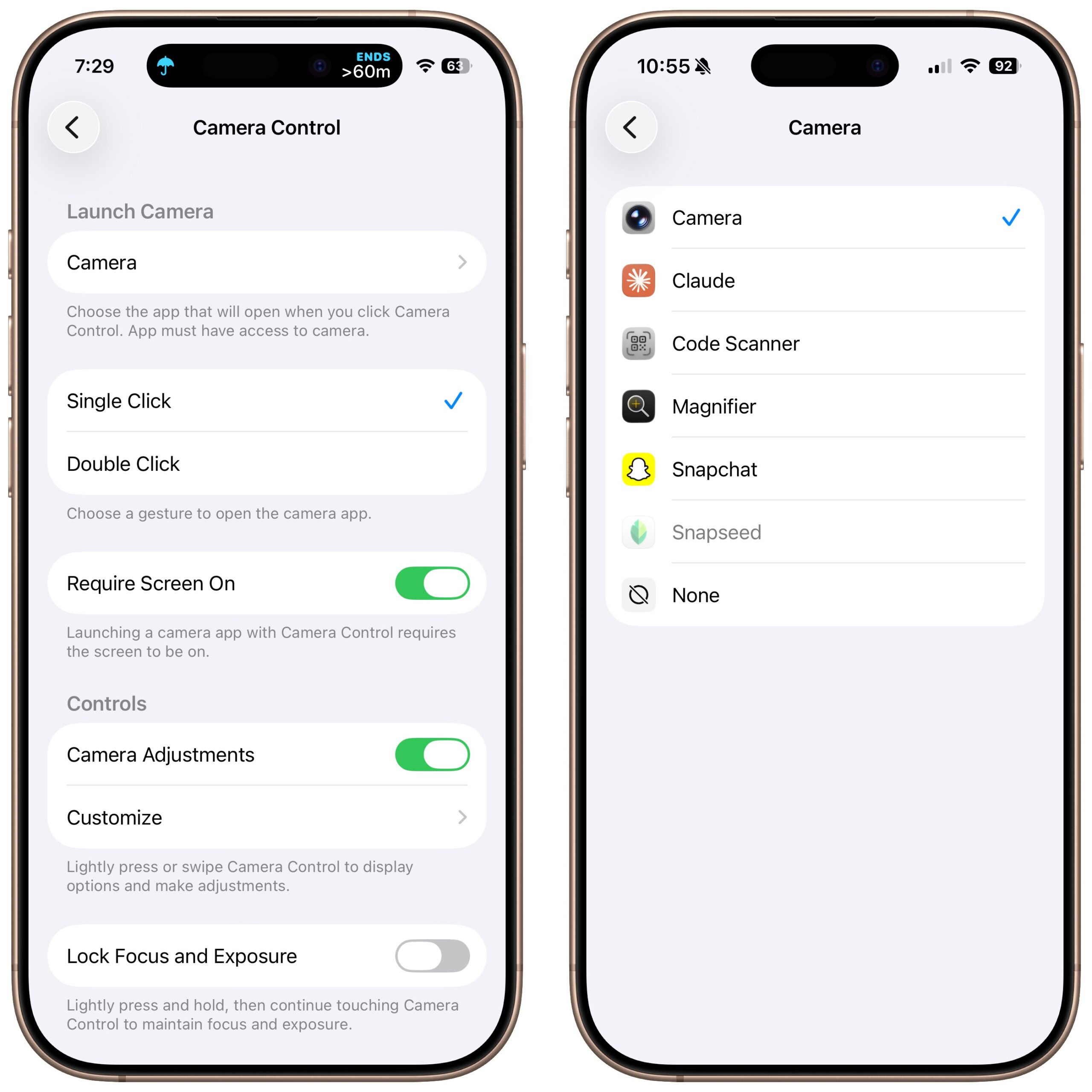 Customize the Camera Control on Your iPhone | go2g2.com
