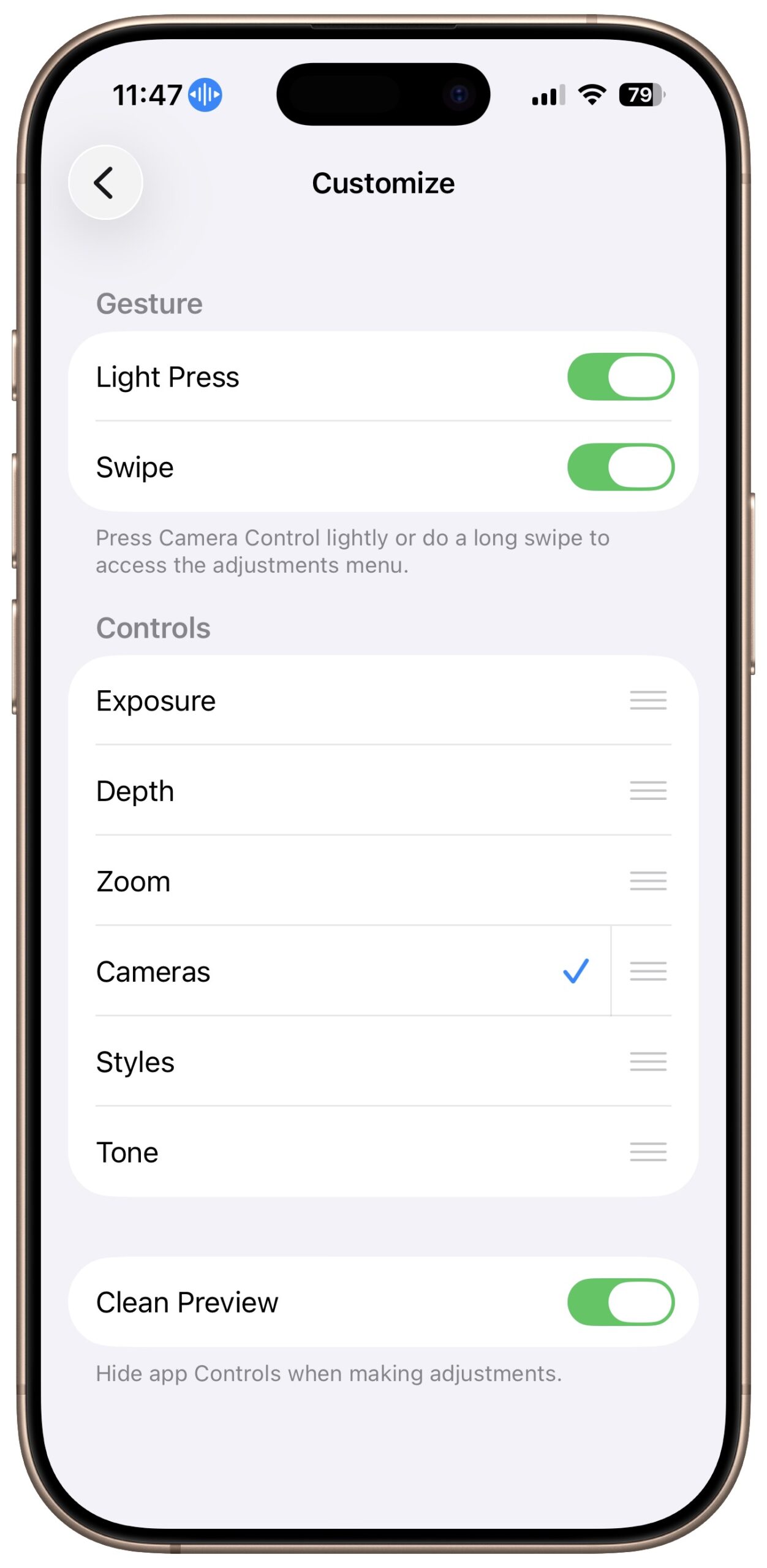 Customize the Camera Control on Your iPhone | go2g2.com