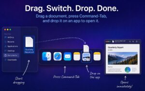 Drag Documents to Apps in the macOS App Switcher | AustinMacWorks.com