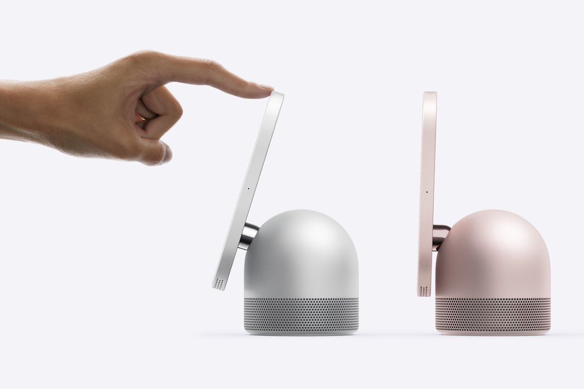 finger and two apple home views against a gray background | AustinMacWorks.com