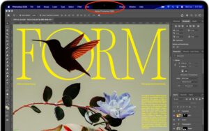 MacBook with large images displaying to illustrate Dealing With the MacBook Notch in macOS 27 Golden Gate | AustinMacWorks.com